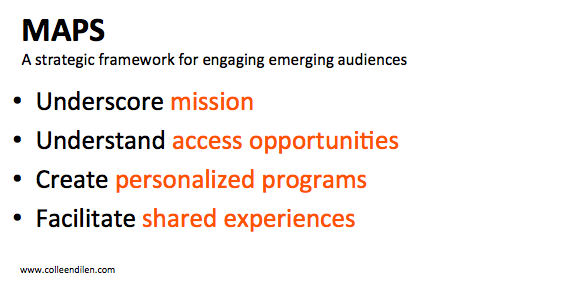 MAPS a framework for engaging emerging audiences